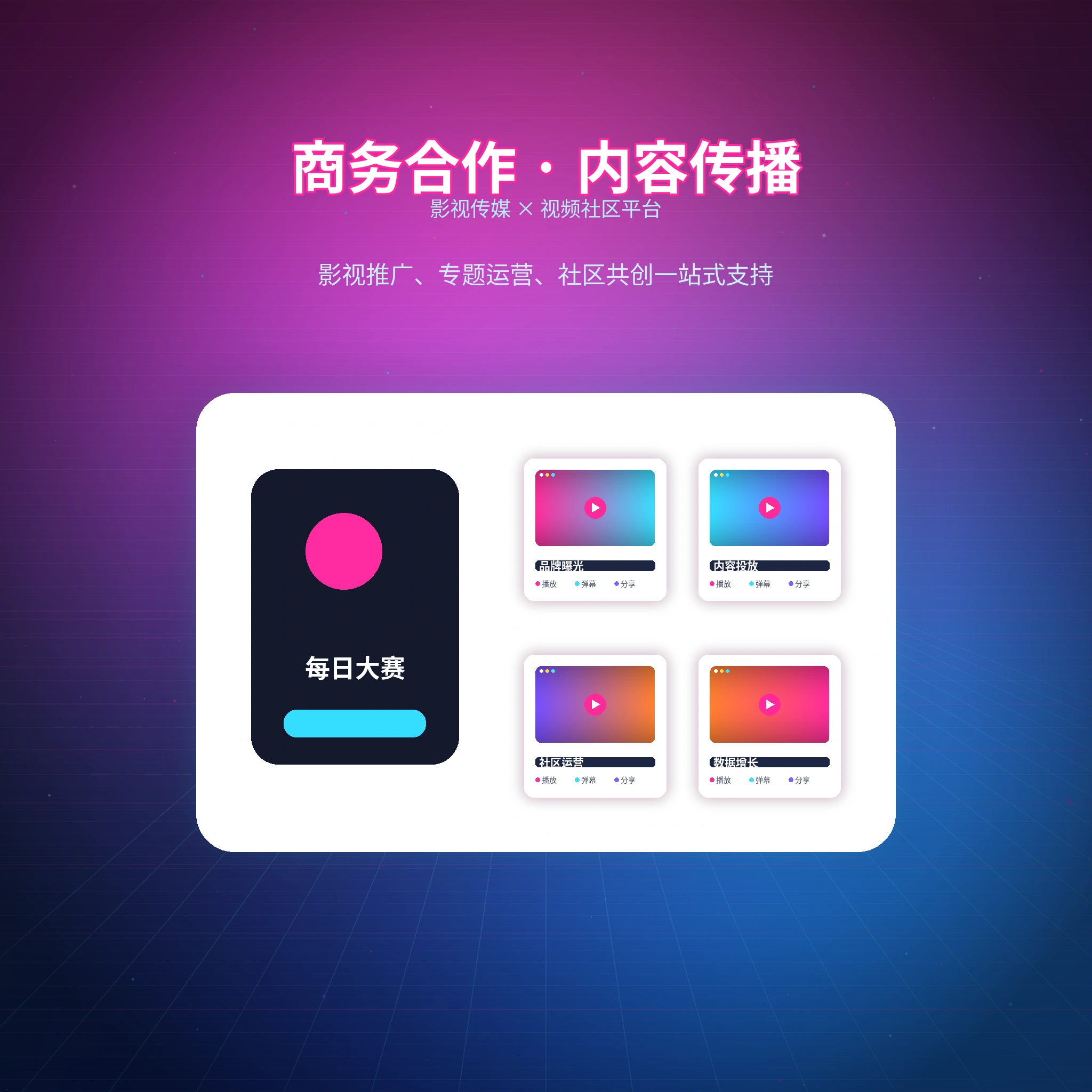 每日大赛用户服务与联系支持展示